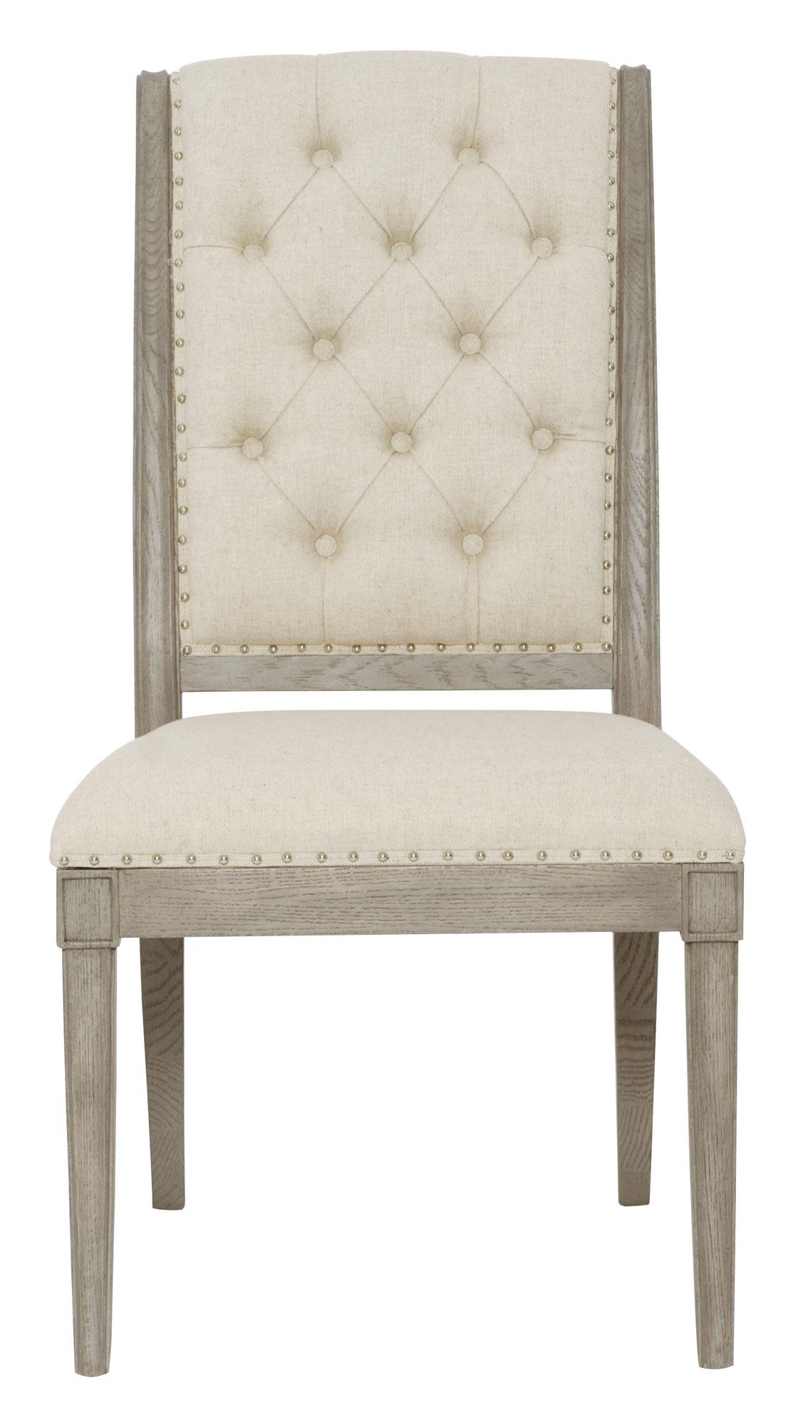Bernhardt Marquesa Side Chair with Button Tufting Darvin Furniture Dining Side Chairs